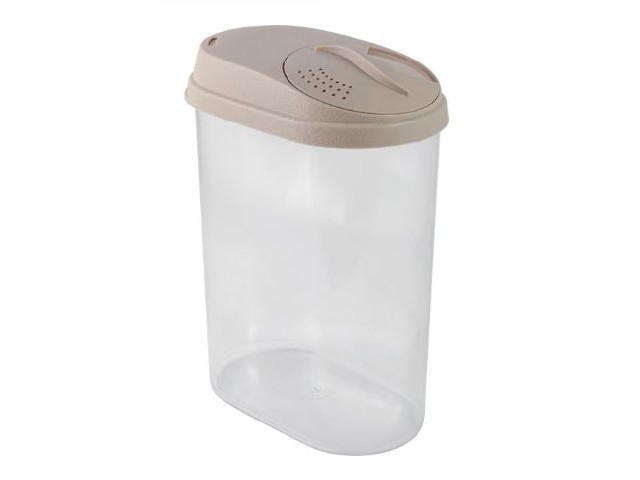 Банка для сыпучих продуктов Sugar&Spice с дозатором 1,6 л латте